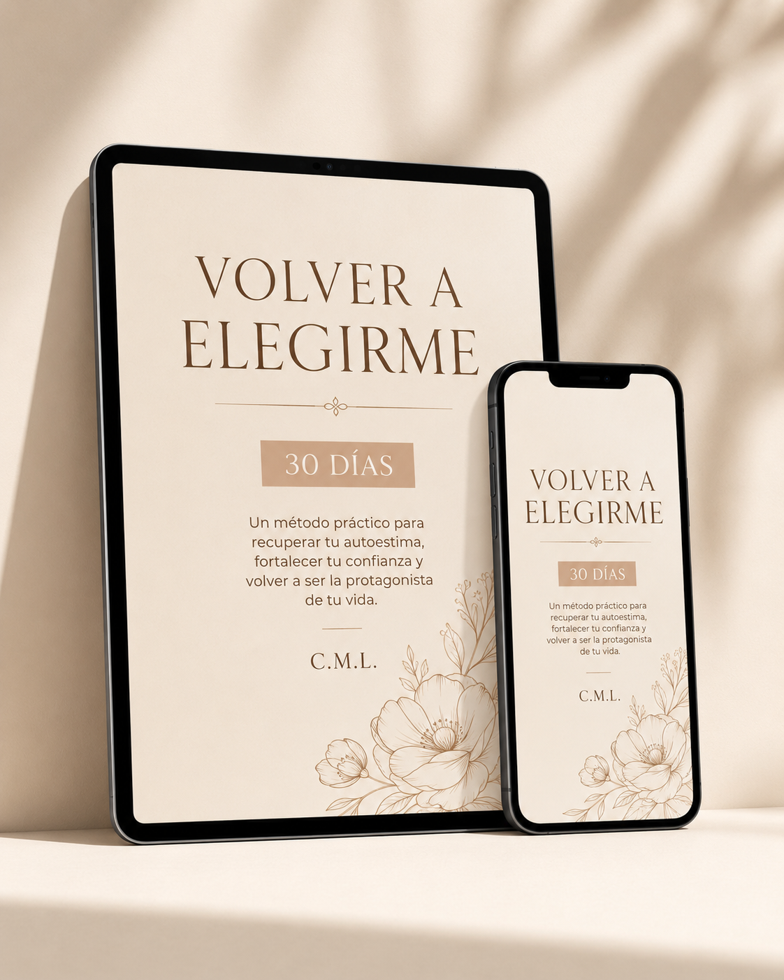 VOLVER A ELEGIRME™ El Método V.O.L.V.E.R.- Ebook + Workbook de 30 dias para recuperar tu autoestima y volver a ser la protagonista de tu vida.